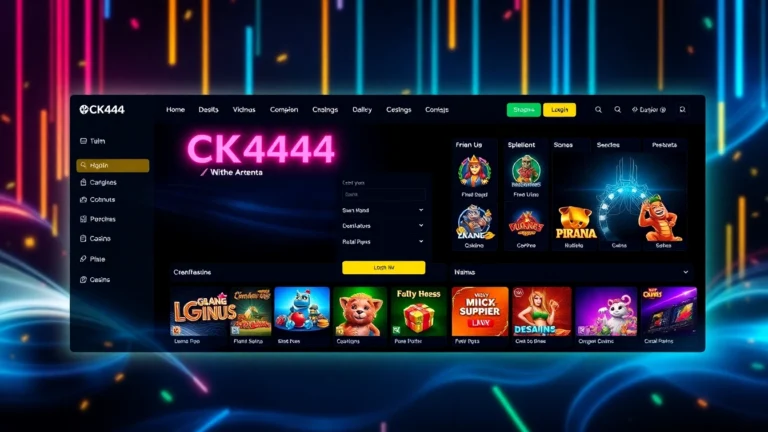 Master Your ck4444 com login: A Clear Guide to Accessing Leading Online Casino Features