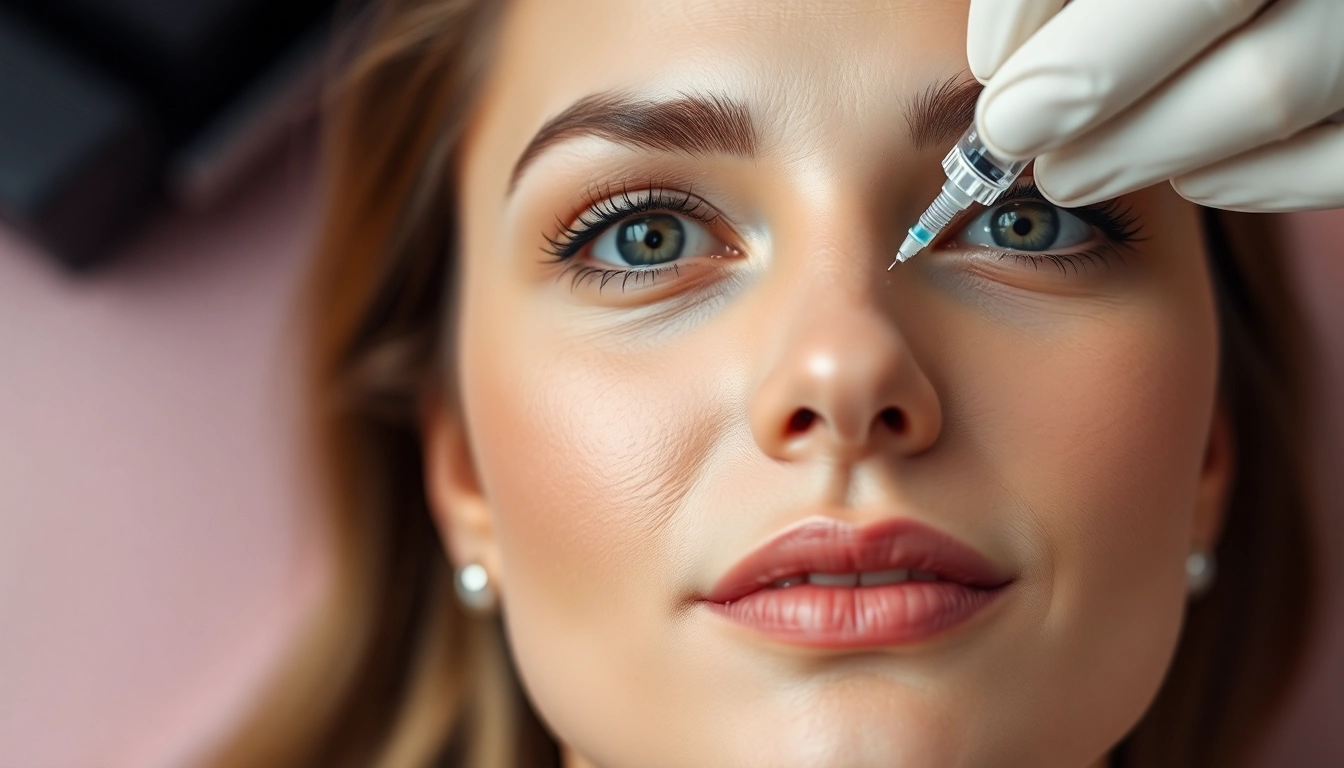 Botox Zürich treatment in Zurich clinic focusing on a precise injection for a natural, youthful look with professional staff